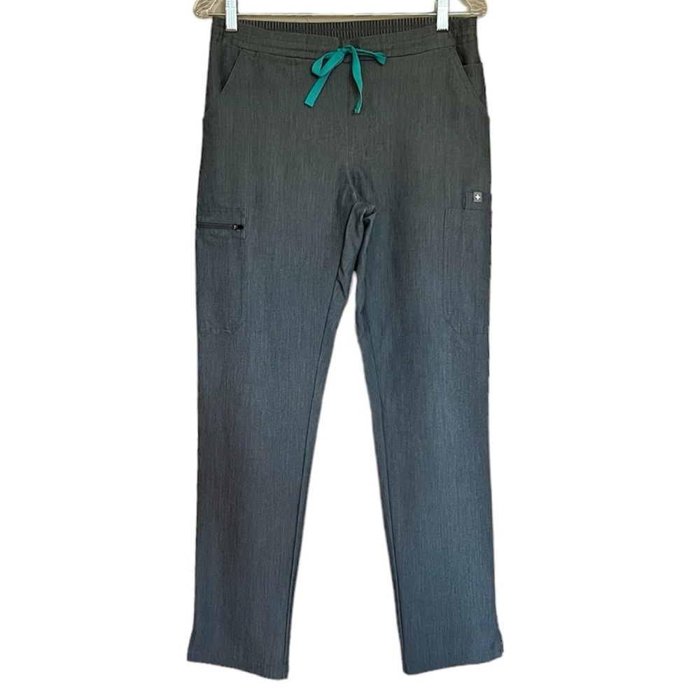 Figs Yola scrub pants in graphite
